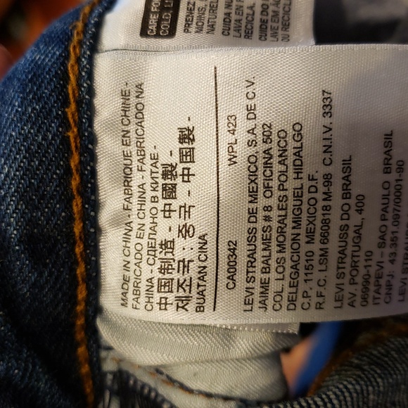 Levi's Blue Denim Jean shorts size 25. Button Fly 5 pocket - Picture 11 of 11